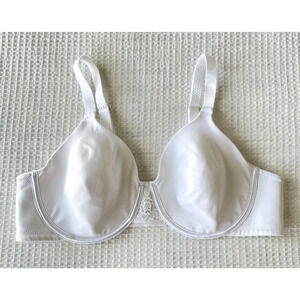 Vanity Fair 42C Bra Full Figure Beauty Back Smoothing Minimizer 76080 Star White